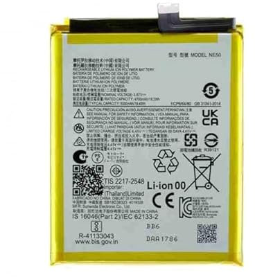 Kompatibler interner NE50-Akku für Motorola Moto G82 5G/G72 5G 5000mAh