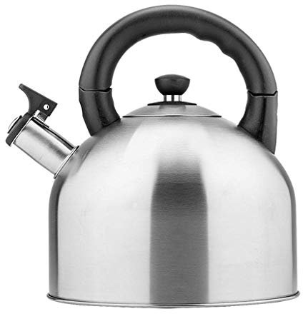 YSACJFD Stovetop Kettles,Gas Kettle 4.4L Whistlihousehold Thicken High Capacity Gas Induction Cooker Restaurant Kettle/Sier/4.4L