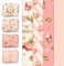 NICROHOME EUR 24 Blatt Weihnachten Geschenkpapier, Rosa Seidenpapier mit Schleife und Weihnachtsmann-Muster, Geschenkpapier für Weihnachtsfest Kleine Geschenke für Mädchen und Frauen (15 x 20 Zoll)