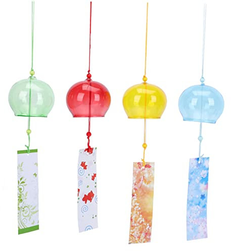 ORFOFE 8pièces Cloches à Vent Décoratives Japonaises Pendentifs pour Décoration Intérieure Et Extérieure