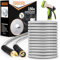 Garden Hose 150ft, Metal Stainless Steel Water Hose with 10 Function Nozzle Flexible, Lightweight, Kink-Free, Pet Proof, Puncture Proof Hose for Yard, Outdoor