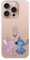 Schutzhülle kompatibel mit iPhone 16 Pro, offizielles Disney-Angel & Stitch-Kuss, zum Schutz Ihres Handys, transparente Silikonhülle, flexibel, mit offizieller Lizenz von Lilo & Stitch