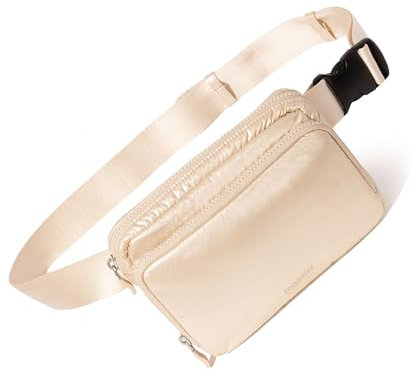 Baggallini Damen Modern Belt Bag Sling Moderne Gürteltaschen-Schlinge, Champagnerquaste