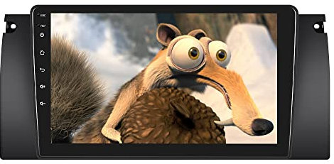 Fuluku 4+64G Android Autoradio für BMW 5 E39 E53 M5 X5 1996-2007 mit Wireless Carplay&Android Auto, 9'' IPS Touch Screen Radio mit Bluetooth 5.0/GPS/Rückfahrkamera/FM/WiFi/SWC