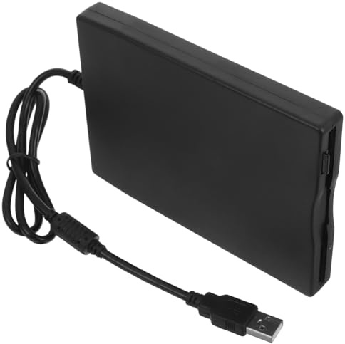LALAFINA USB Floppy Drive for Laptop Pc External Disk Reader Portable Zip Drive Reader Floppy Disk to USB Adapter