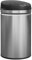 HOMCOM Mülleimer mit Sensor 30L Edelstahl Automatischer Leiser Mülleimer mit Soft-Close-Deckel, Bewegungssensor, Fingerabdruckresistente Abfalleimer für Büro, Schlafzimmer, Küchen Silber