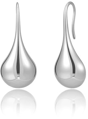 HUGE TOMATO 14K Gold und Silber Ohrringe Hypoallergene Ohrhänger Schlichte Geburtstagsgeschenk für Damen