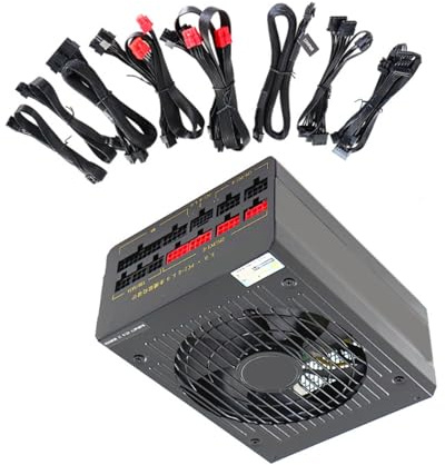 ZUJIABAO Alimentatore da 1250 W per computer desktop 4090T1 / 4080TI Videogiochi Computer Unità CPU