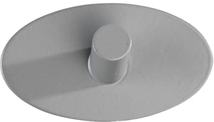 WENKO Wandhaken Piceno Grau matt 2er Set Edelstahl, 2er Set, Badhaken, Handtuchhaken, selbstklebend