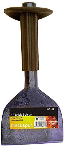 DPNY Blackspur 4 Brick Bolster Chisel Tool with Hand Protection Grip Cutting Edge