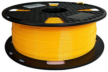 Einfach zu drucken PETG Filament Gelb 1,75 mm 1KG 3D Druck Filament FDM Drucker 3D Drucker Material CC3D Gelbe Farbe