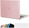 iNeseon Funda Compatible con 2016-2022 Macbook Pro 13 Pulgadas A2338(M1 M2) A2289 A2251 A2159 A1706 A1989, Carcasa de Plástico Duro y Cubierta de Teclado EU para Macbook Pro 13, Rosa Cristal