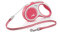 flexi Hundeleine, ausziehbar, mit weichem Griff, 3 m / 5 m / 8 m / 8 m / 8-20 kg, rot, small, 4000498042823