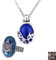 HJYZY 12 Stück The Vampire Diaries Daywalking Katherine Sapphire Crystal Anhänger Halsketten Aufkleber Stefan Inspired Family Signet Crest Daylight Ring Set