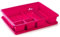 AC - Escurridor de Platos con Bandeja, Drena al Fregadero, Fabricado en Plástico, Bandeja para el Agua, Ideal para la organización y Limpieza - 9 x 48 x 38 cm - Color Rosa Fucsia