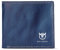 BULLCAPTAIN Herren Geldbörse aus Leder mit angenähtem Klappfach, RFID-geschützt, schmal, Bifold mit 7 Kreditkartenfächern, 1-c-Skyblue, Retro