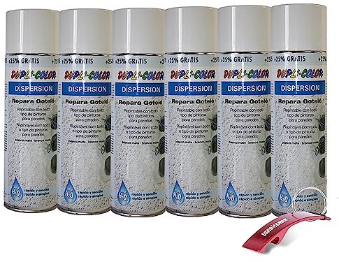 Bricolemar Spray Repara Gotelé 500ml (400ml + 25% gratis + llavero (6 botes)