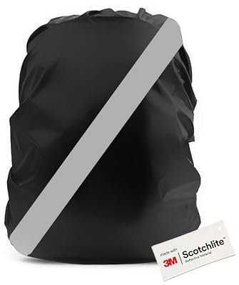 Tomamu Rucksack-Regenschutz - Reflektierender Rucksacküberzug - Hergestellt mit 3M Scotchlite