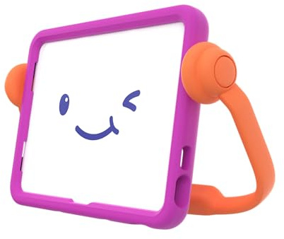 Speck iPad-Hülle für Kinder – robuste Schutzhülle für 27,7 cm (10,9 Zoll) iPad der 10. Generation – Ständer und Griff – funktioniert für Auto-Kopfstützen und Tischbeobachtung – Case-E Run Violet/Flux