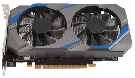 Yanmis 4 GB GDDR5-Grafikkarte, Professionelle Dual-Lüfter-PCI-Express-Gaming-Grafikkarte für Windows 10, für Windows 8 8.1