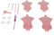 Strickmaschinen Adapter Set, DIY Strickmaschinen Zubehör für Sentro 22 40 48 und für Jamit Häkelmaschinen, Webstuhl Rundstrickmaschinen Ersatzwerkzeuge