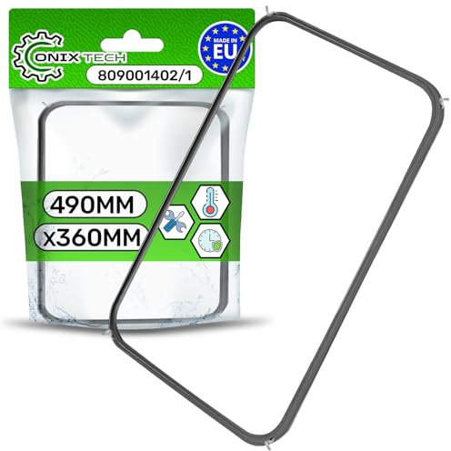 Guarnizione Forno 460 x 350 x 14 mm con Codice Originale 809001402/1 8090014021 809001402 per AEG per Electrolux per Zanussi - Dotato di 4 Ganci - MADE IN EU - Garanzia di 5 Anni - ONIX TECH