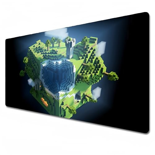 Minecraft Mouse pad|Gaming Mouse pad Large|XXL Mouse pad900x400|Office Desk mat|Waterproof - Anti Slip (35.4 x 15.7 x 0.1 in)