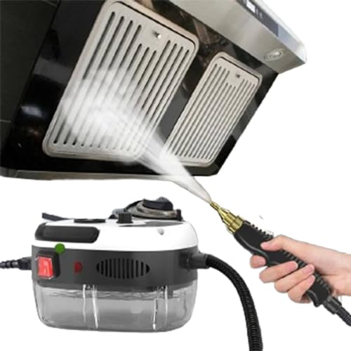 Tragbarer Hochtemperatur-Dampfreiniger für Zuhause, Auto, Küche, Klimaanlage, Druckstrahlreiniger,White