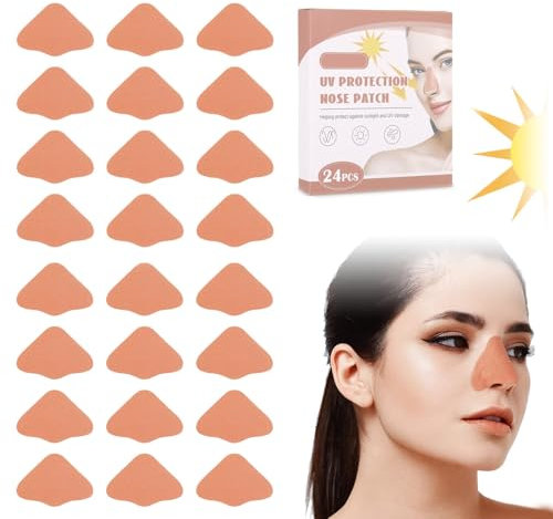 Protección solar para la nariz, protección contra el sol, protección UV para la nariz, para exteriores, protección nasal para mujeres y hombres, protección contra los rayos UV, para correr,