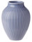 Knabstrup Vase, H 12,5 cm geriffelt, Lavendel