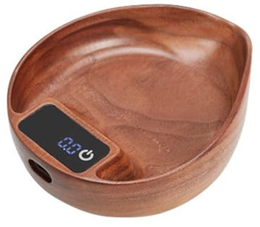 Báscula digital pequeña de cocina eléctrica para café expreso, bandeja de pesaje de café, báscula digital de cocina para café