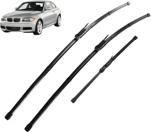 vmwia Auto Gummi Scheibenwischer ErsatzwischbläTter Für BMW 1er E81 E87 2004–2010,20+20+12,Vorne Hinten Premium Leiser Accessoires