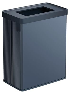 Curver Keter Verto, Poubelle de collecte différenciée, double compartiment, design élégant, recyclable, idéale pour salle de bain, salon ou bureau, capacité 54 litres, bleu nacré