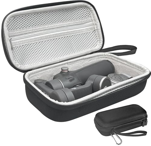 Honlyn Osmo Mobile 7P Case, for DJI Osmo Mobile 7P/7 Carrying Case, osmo mobile 6/osmo mobile se Nylon Portable Storage Bag Shoulder Bag for DJI OM 7P/OM7 Gimbal Stabiliser Accessories, Black
