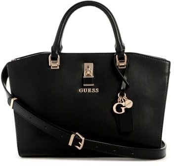 GUESS Queensland Luxury Satchel Black