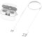 XBERSTAR Ladehülle für Samsung Galaxy Buds 3, Ladebox, unterstützt kabelloses / kabelgebundenes Laden (weiß)