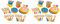 2 set of Wooden Toy Plates Dishes Cups Simulation Play Cutlery Plate Set for Children