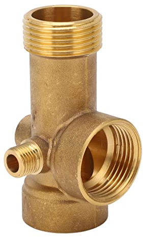 Tomotato Raccord de tuyauterie en Laiton 5 Voies G1 G1/4, connecteur pour conduites d'eau, d' et de gaz, pour Cuisine, Salle de Bain