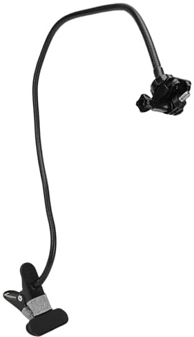 Annadue Schwanenhals-Kameraständer für C922 C930e C920S C920 C615 C960 C920X Action-Kamera-Webcam, Flexibler Arm, Webcam-Desktop-Halterung (Klemmständer)