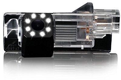 Dynavsal 8 LED Nacht Visionen Auto Rückfahrkamera 170 ° Weitwinkel HD Farbe wasserdichte Rückfahrkamera für Dacia Lodgy/Renault Fluence/Duster Megane/Latitude/Scenic 2/Laguna 2/3 X91/Captur/Clio 4