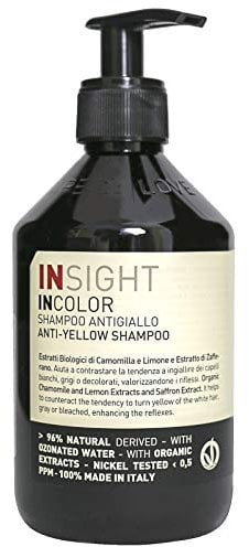 INSIGHT INCOLOR Anti-Gelbfärbe-Shampoo mit Kamillenextrakt, 400 ml