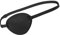Supvox Black Eye Patch Strabismus Verstellbare Augenklappe Augenmaske mit Schnalle für Erwachsene und Kinder (Schwarz)