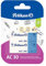 Pelikan 24005999 Radiergummis, Gummi AC 30, weiß und blau, geeignet für technische und schulische Zeichnungen, für Bleistift und Tinte, Blister mit 2 Stück,
