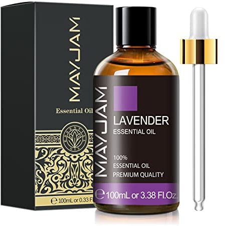MAYJAM Lavender Essential Oils 100ML, Lavender Oil for Diffuser, Humidifier, DIY, Home, Office