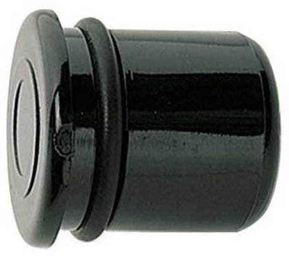 Bouton tirage Rond Noir pour Baie