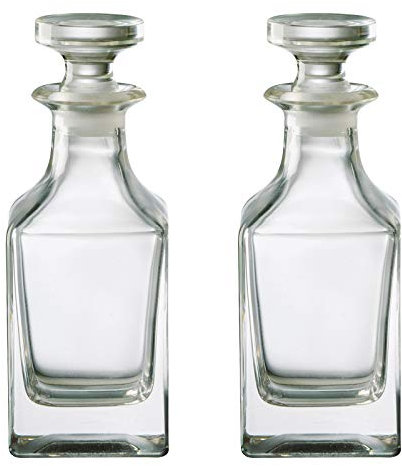 Dornberger - Mini Decanter - Conjunto de 2-150 ml por decantador - Decantador de copa con tapón - Stephanie Range - Decanter Set - Decanter con clase para el vino