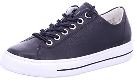 Paul Green Damen Sneaker 5211, Damensneaker, hohe Breite: normal (WMS), Schwarz Schwarz 052, 36 EU