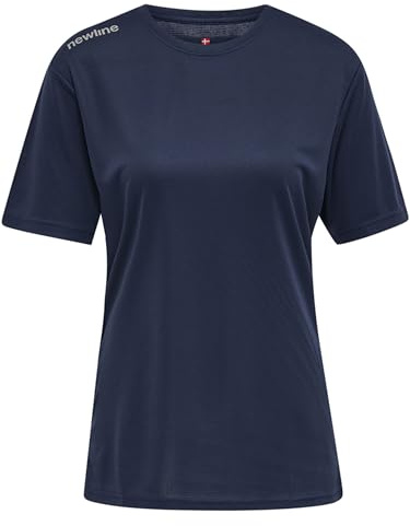 Newline Damen Women Core Functional S/S T-Shirt, Schwarze Iris, L EU