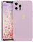Lafunda Cover Compatibile per iPhone 12 Pro Max Custodia con protezione fotocamera Antiurto Silicone morbido per Donna motivo cuore protezione integrale Case per iPhone 12 Pro Max Viola