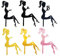 Aabellay 12 Stück Happy Birthday Cake Topper Dame Silhouette Geburtstag Tortenstecker High Heel Tortenaufsatz Acryl Kuchen Topper Tortendekoration für Männer Jungen Geburtstagsfeier Partys